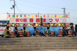 国分寺太鼓(ホームページ委員会取材班撮影) 国分寺太鼓