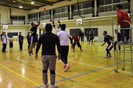 準決勝の様子です(ホームページ委員会取材班撮影) 準決勝の様子です
