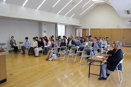 会場の様子です(ホームページ委員会取材班撮影) 会場の様子です