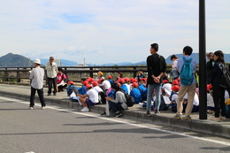I今と昔コース 芝山大橋(ホームページ委員会撮影) I今と昔コース 芝山大橋