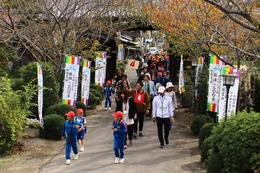 C天下望見コースD 八十八か所巡り(ホームページ委員会撮影) C天下望見コースD 八十八か所巡り
