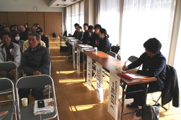 反省会の様子です(ホームページ委員会撮影) 反省会の様子です