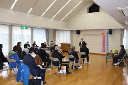反省会の様子(ホームページ委員会撮影) 反省会の様子