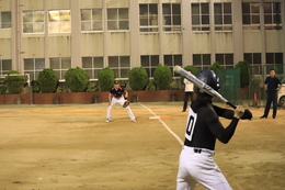22日の試合の様子(ホームページ委員会撮影) 22日の試合の様子