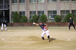 22日の試合の様子(ホームページ委員会撮影) 22日の試合の様子