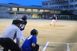 24日の試合の様子(ホームページ委員会撮影) 24日の試合の様子