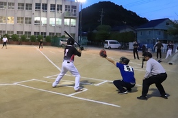 24日の試合の様子(ホームページ委員会撮影) 24日の試合の様子