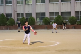 24日の試合の様子(ホームページ委員会撮影) 24日の試合の様子