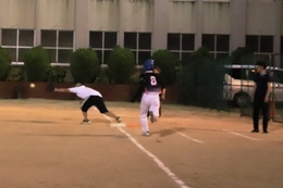 24日の試合の様子(ホームページ委員会撮影) 24日の試合の様子