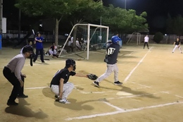 24日の試合の様子(ホームページ委員会撮影) 24日の試合の様子
