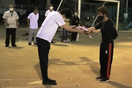 準優勝は釣東・釣西・川窪・本津・香西南(ホームページ委員会撮影) 準優勝は釣東・釣西・川窪・本津・香西南