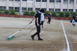みなさんの懸命の整備で無事開催することが出来ました(ホームページ委員会撮影) みなさんの懸命の整備で無事開催することが出来ました