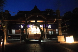 暗くなってきました(ホームページ委員会撮影) 暗くなってきました