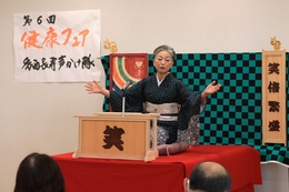香西コミュニティーセンターのセンター長です(ホームページ委員会撮影) 香西コミュニティーセンターのセンター長です
