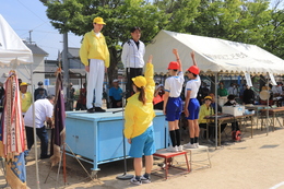 選手宣誓(ホームページ委員会撮影) 選手宣誓