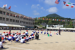 徒競走(ホームページ委員会撮影) 徒競走