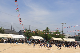 香西ソーラン!(ホームページ委員会撮影) 香西ソーラン!