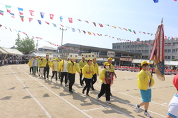 開会式 入場行進(ホームページ委員会撮影) 開会式 入場行進