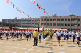 開会式 入場行進(ホームページ委員会撮影) 開会式 入場行進