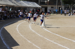 自治区対抗リレー(ホームページ委員会撮影) 自治区対抗リレー