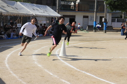 自治区対抗リレー(ホームページ委員会撮影) 自治区対抗リレー