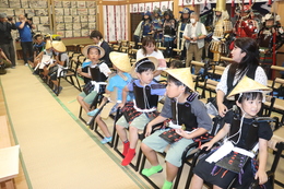 讃岐水軍結団式の様子(ホームページ委員会撮影) 讃岐水軍結団式の様子