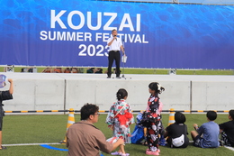 笹原実行委員長の開会宣言です(ホームページ委員会撮影) 笹原実行委員長の開会宣言です