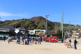 秋晴れに恵まれました(ホームページ委員会撮影) 秋晴れに恵まれました