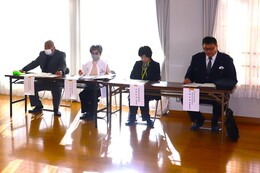 来賓の方々(ホームページ委員会撮影) 来賓の方々