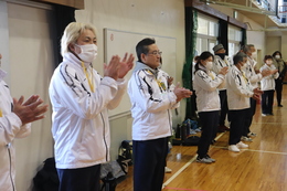 高松市スポーツ推進委員連絡協議会第2ブロックの皆さん(ホームページ委員会撮影) 高松市スポーツ推進委員連絡協議会第2ブロックの皆さん