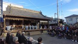 神事の様子(平賀北秋祭り実行委員会撮影) 神事の様子