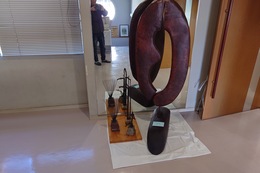 作品展(2Fホール・階段室)(ホームページ委員会撮影) 作品展(2Fホール・階段室)