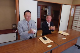お茶席(ホームページ委員会撮影) お茶席