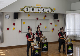 学習発表会(ホームページ委員会撮影) 学習発表会