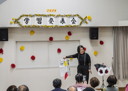 学習発表会(ホームページ委員会撮影) 学習発表会