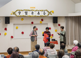 学習発表会(ホームページ委員会撮影) 学習発表会