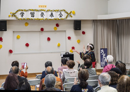 学習発表会(ホームページ委員会撮影) 学習発表会