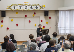 学習発表会(ホームページ委員会撮影) 学習発表会