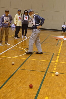 各選手のプレイの様子(香西地区スポーツ推進委員撮影) 各選手のプレイの様子