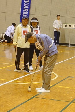 各選手のプレイの様子(香西地区スポーツ推進委員撮影) 各選手のプレイの様子