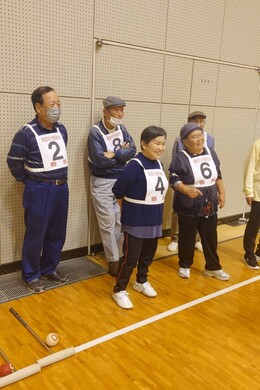 調子良さそうです(香西地区スポーツ推進委員撮影) 調子良さそうです