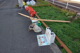 準備物(環境衛生組合協議会撮影) 準備物