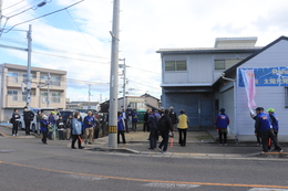 香西北町交差点付近(ホームページ委員会撮影) 香西北町交差点付近