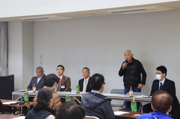 来賓の皆さん(ホームページ委員会撮影) 来賓の皆さん