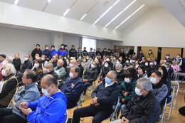 講演「能登半島地震の経験から災害に備える」(ホームページ委員会(記録係)撮影) 講演「能登半島地震の経験から災害に備える」