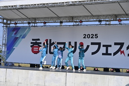 香北マリンフェスタin香西ダンス甲子園(実行委員会取材班撮影) 香北マリンフェスタin香西ダンス甲子園
