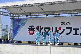 香北マリンフェスタin香西ダンス甲子園(実行委員会取材班撮影) 香北マリンフェスタin香西ダンス甲子園