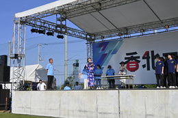 香北マリンフェスタin香西ダンス甲子園(実行委員会取材班撮影) 香北マリンフェスタin香西ダンス甲子園