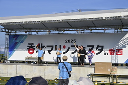 宝くじ大抽選会(実行委員会取材班撮影) 宝くじ大抽選会
