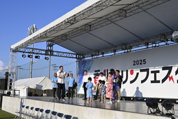 宝くじ大抽選会(実行委員会取材班撮影) 宝くじ大抽選会
